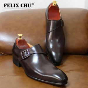 Felix CHU 027-318 Genuine Leather Dress Shoes for Men