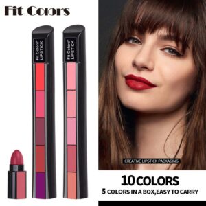 Fit Colors  5 Colors Matte Velvet Lipstick