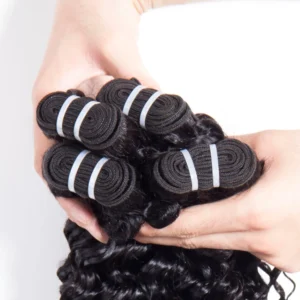Kinky Curly Water Wave Brazilian Human Hair Bundles