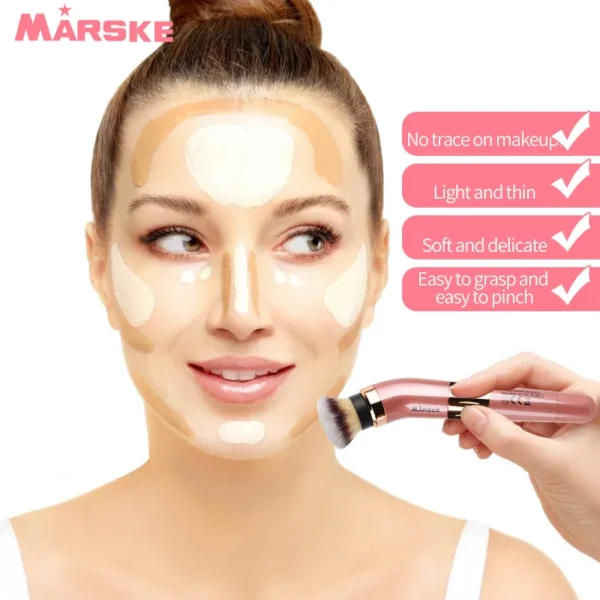 MARSKE Electric Makeup Brush Loose Powder Beauty Tool 360 Degree Rotation Non-toxic Makeup Brush - Image 5