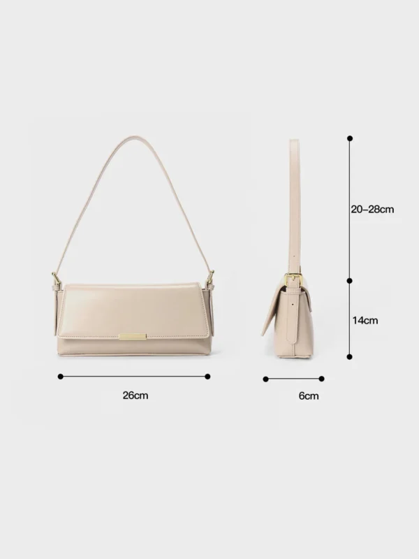 Stylish Genuine Leather Crossbody Mobile Phone Bag - Image 5